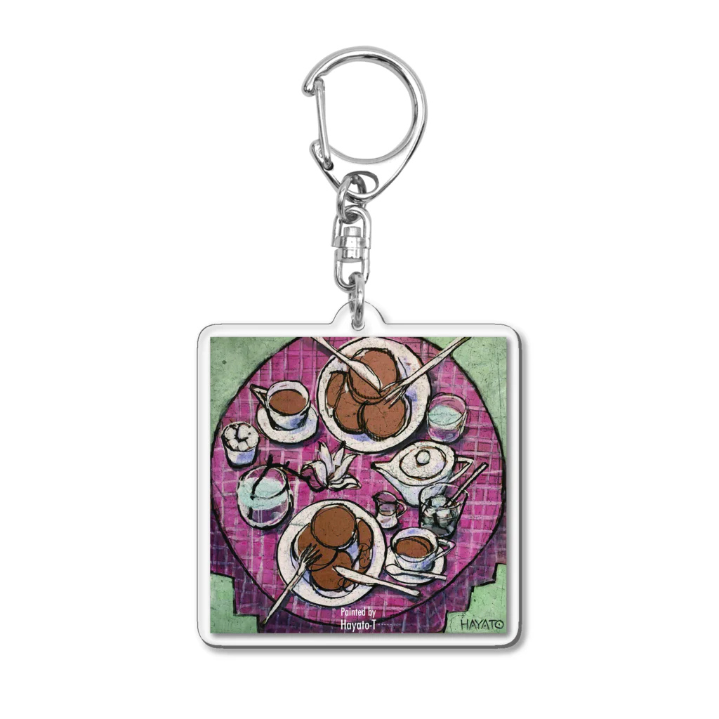 HAYATO-TのEarly spring lunch Acrylic Key Chain