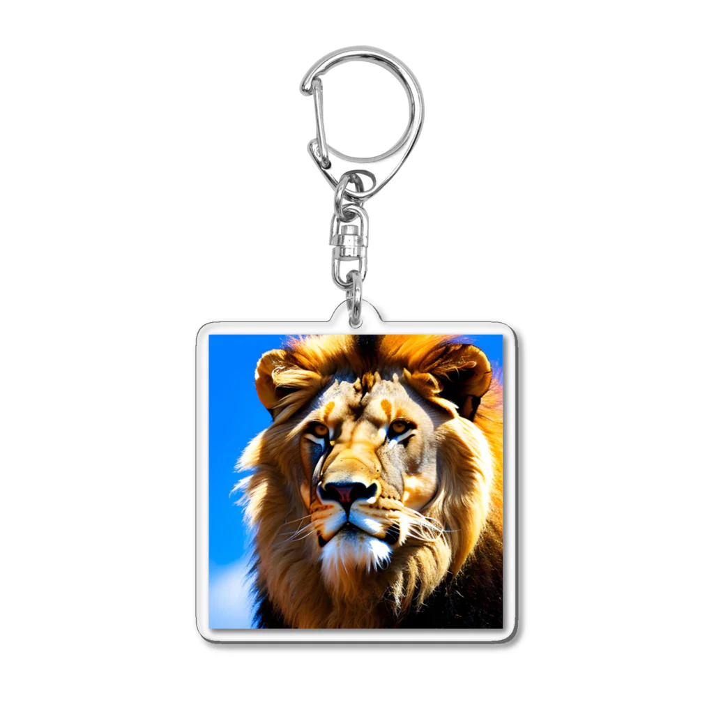 pandaの百獣の王 Acrylic Key Chain