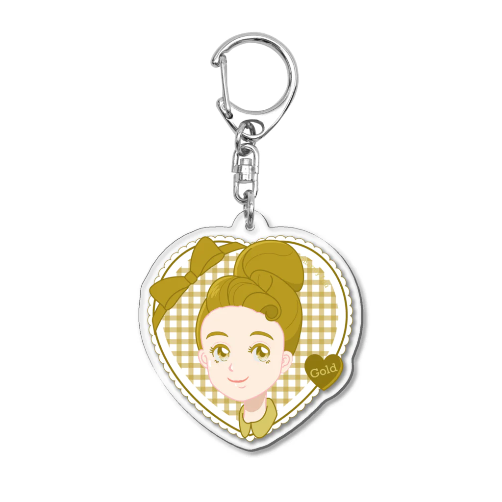 Charmy/デザイナー・イラストレーターのゴールドちゃん Acrylic Key Chain