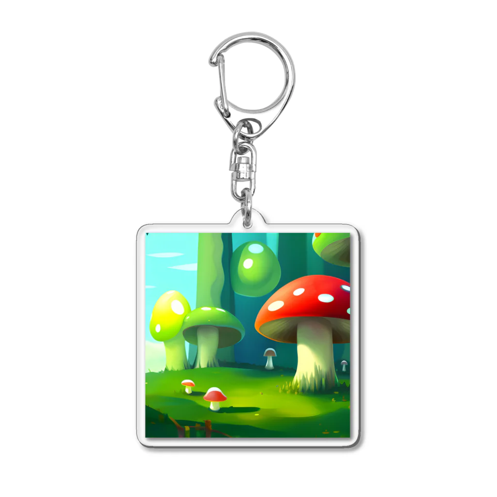 IOSUKEのキノコの世界 Acrylic Key Chain