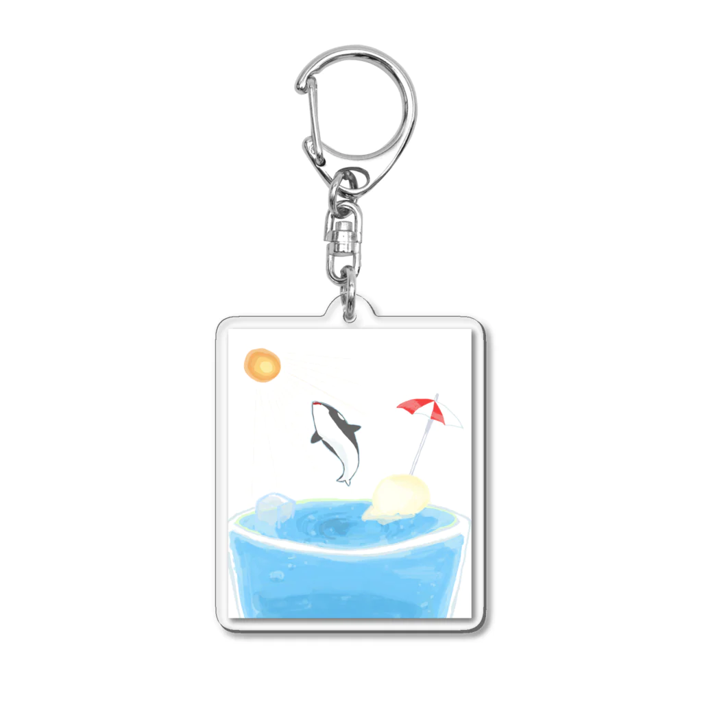 SASAMIのSHACHI Acrylic Key Chain