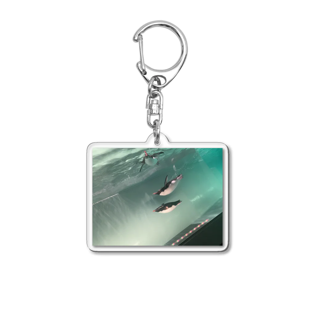 ASHLEY CARAVAN のペンギン Acrylic Key Chain