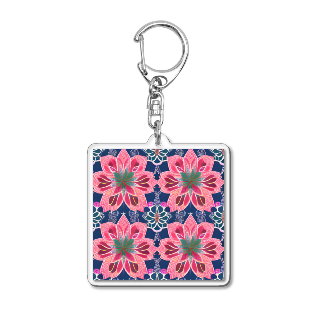 Egao  Creationsの華 Acrylic Key Chain