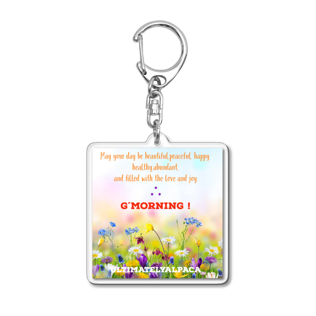 ultimatelyalpacaのG'MORNING ! Acrylic Key Chain