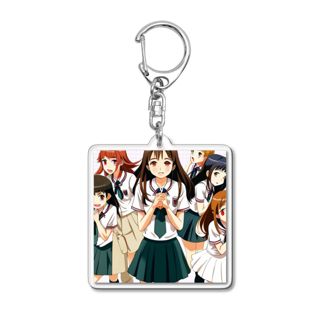 🎨デザイン宮殿🛍️の美少女6人組 Acrylic Key Chain