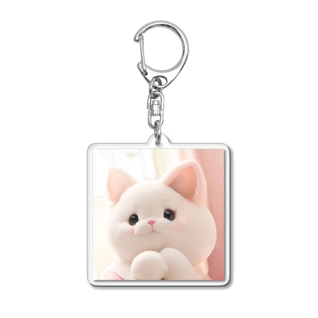 せつのおねがいネコちゃん Acrylic Key Chain