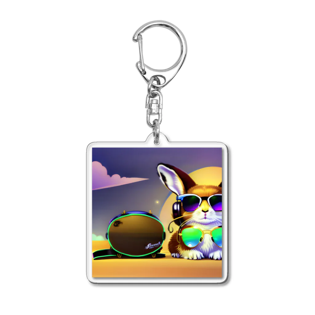 CHOCOLATEAの夜空に輝く幻想 Acrylic Key Chain