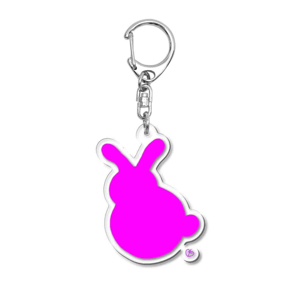 とりの店のうさぎP Acrylic Key Chain