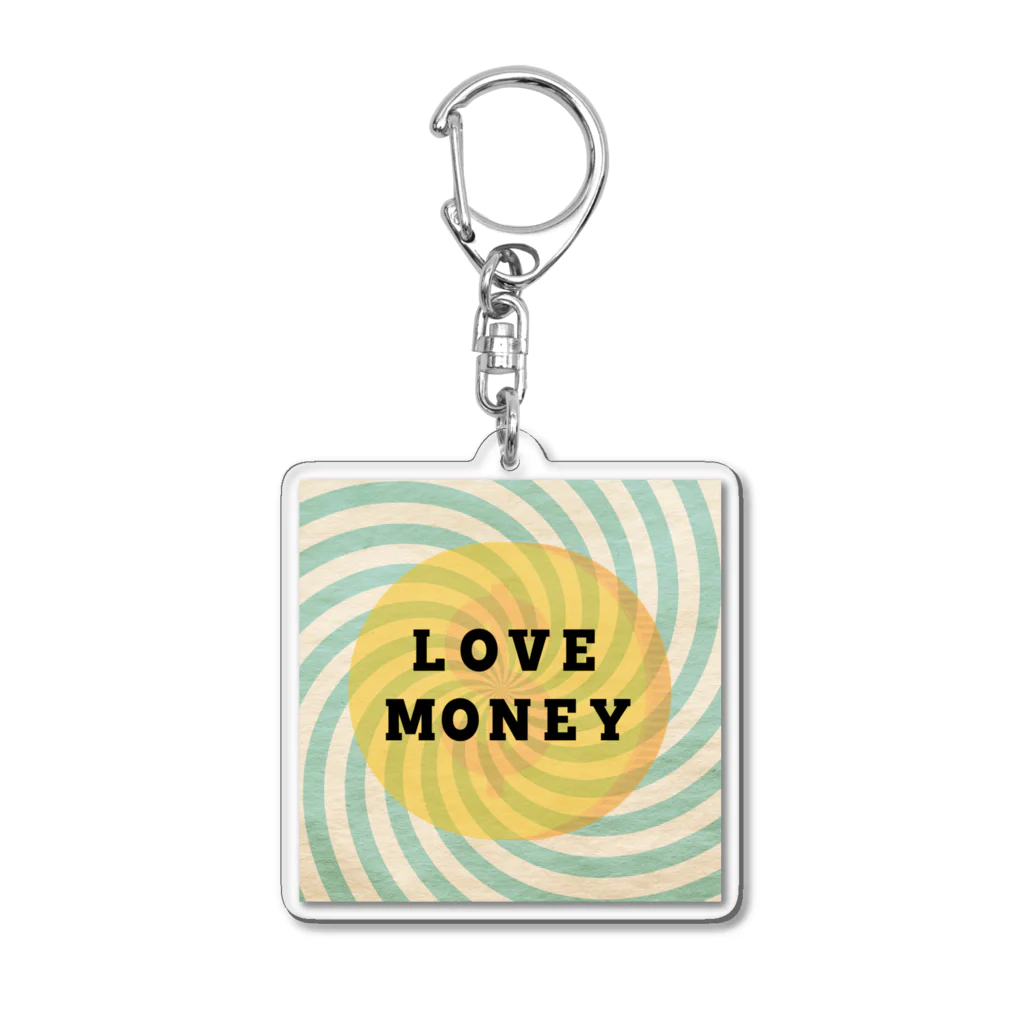 ＴＡＫＡＹＯＫＡＴＴＡのLOVE  MONEY Acrylic Key Chain