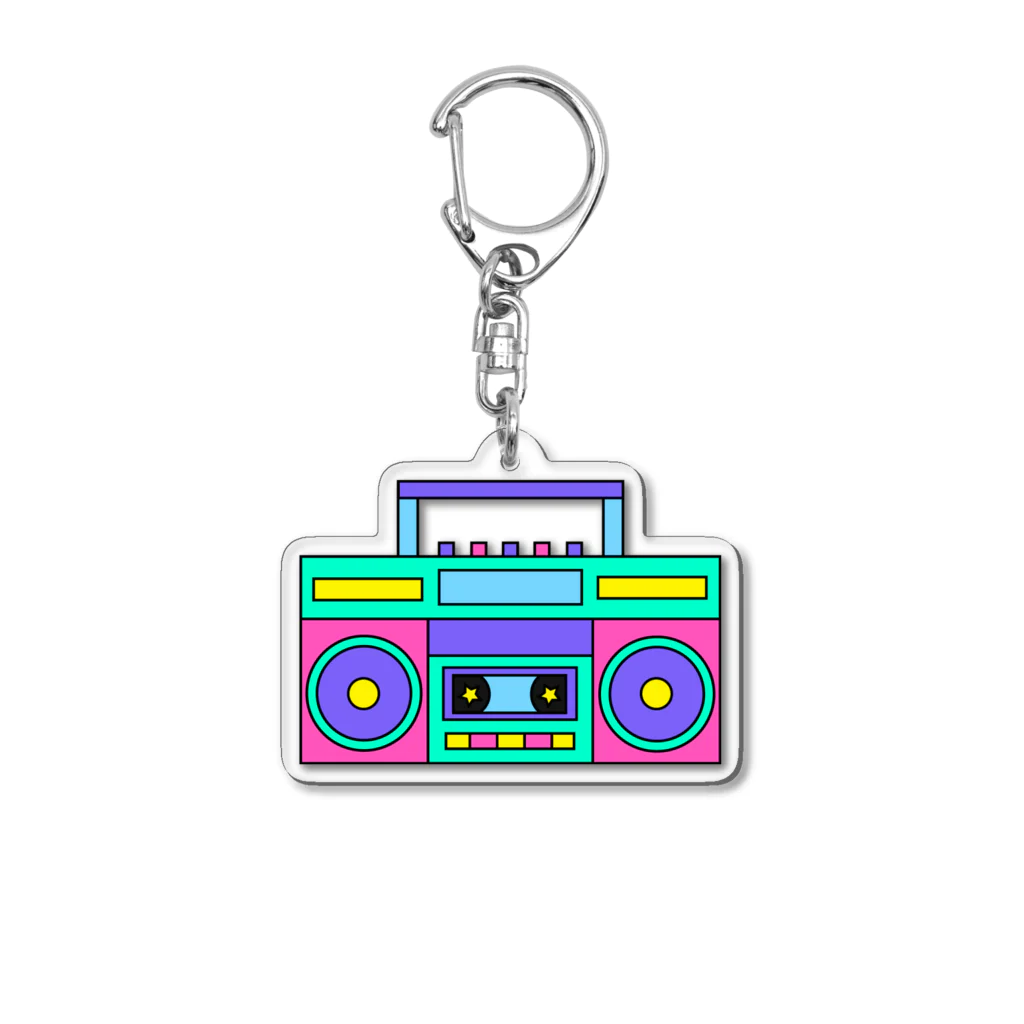 Lucia BOXの90’S　LOVE ITEM　ラジカセ Acrylic Key Chain