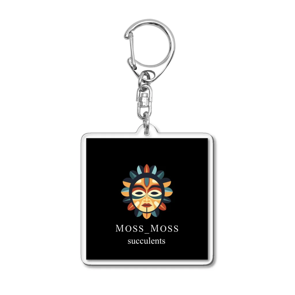 Moss_Moss succulentsのMoss Moss Acrylic Key Chain