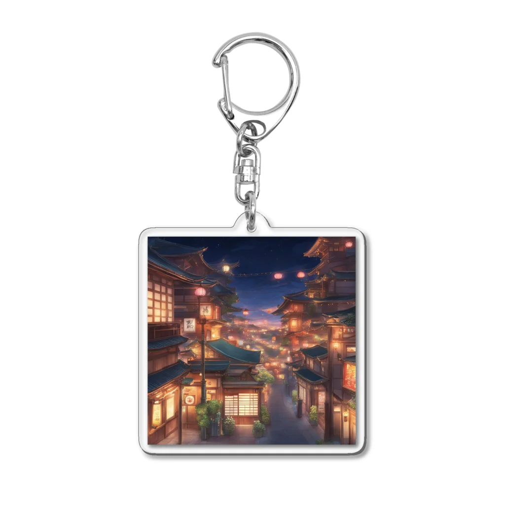 Tentative_Sensationのエモい街 Acrylic Key Chain