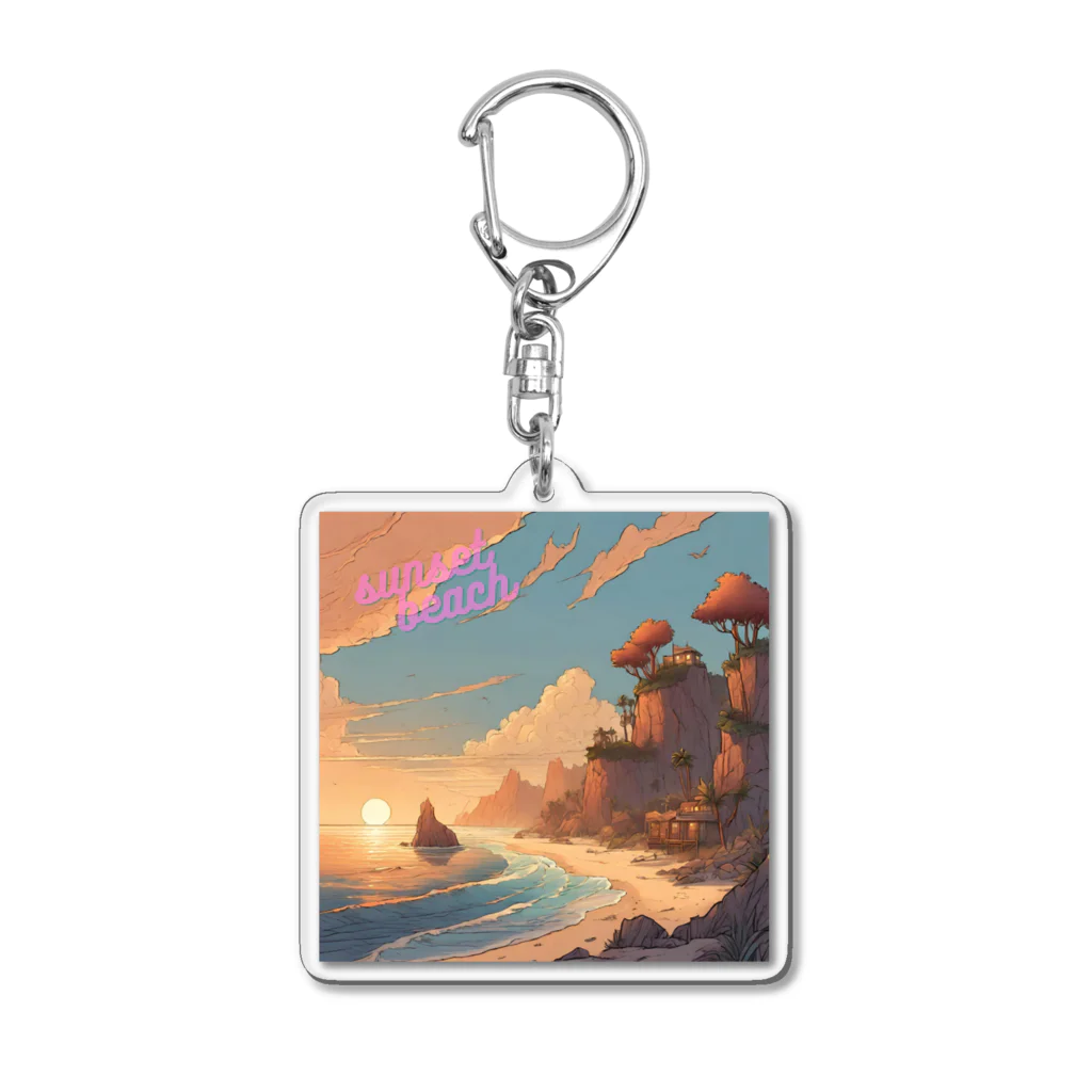 451379のsunsetbeach Acrylic Key Chain