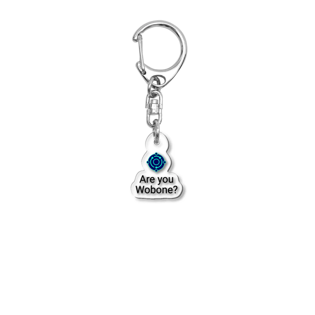 【Search for Wobone】WoboneのAre you Wobone?  Acrylic Key Chain