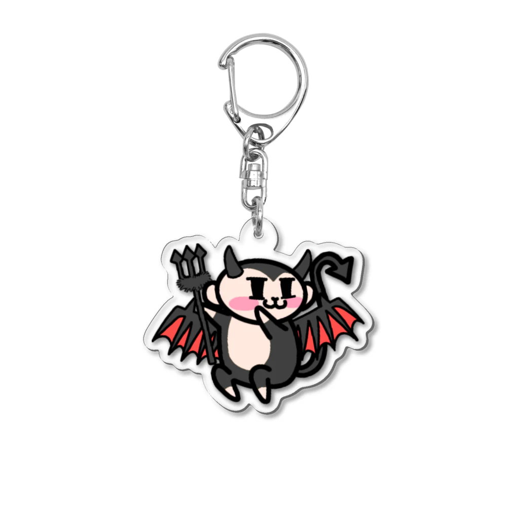 もちもちくりぃちゃあずしょっぷのもちもちくりぃちゃあず　悪魔のさる Acrylic Key Chain