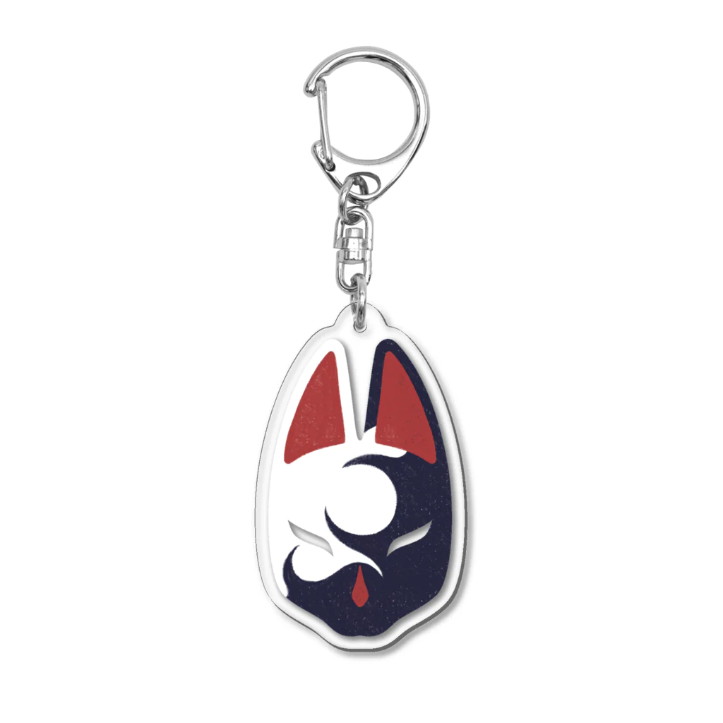 式の狐面 月蝕 Acrylic Key Chain