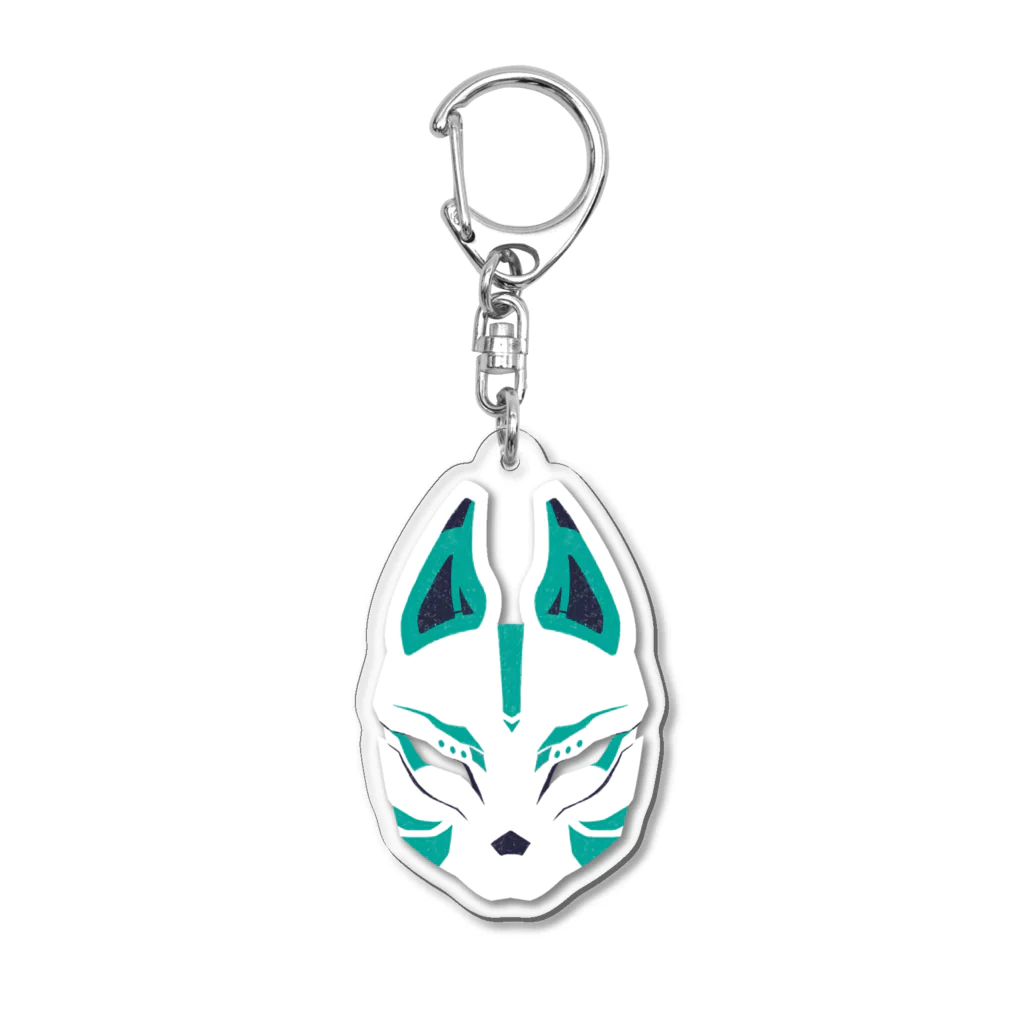 式の狐面 械 Acrylic Key Chain