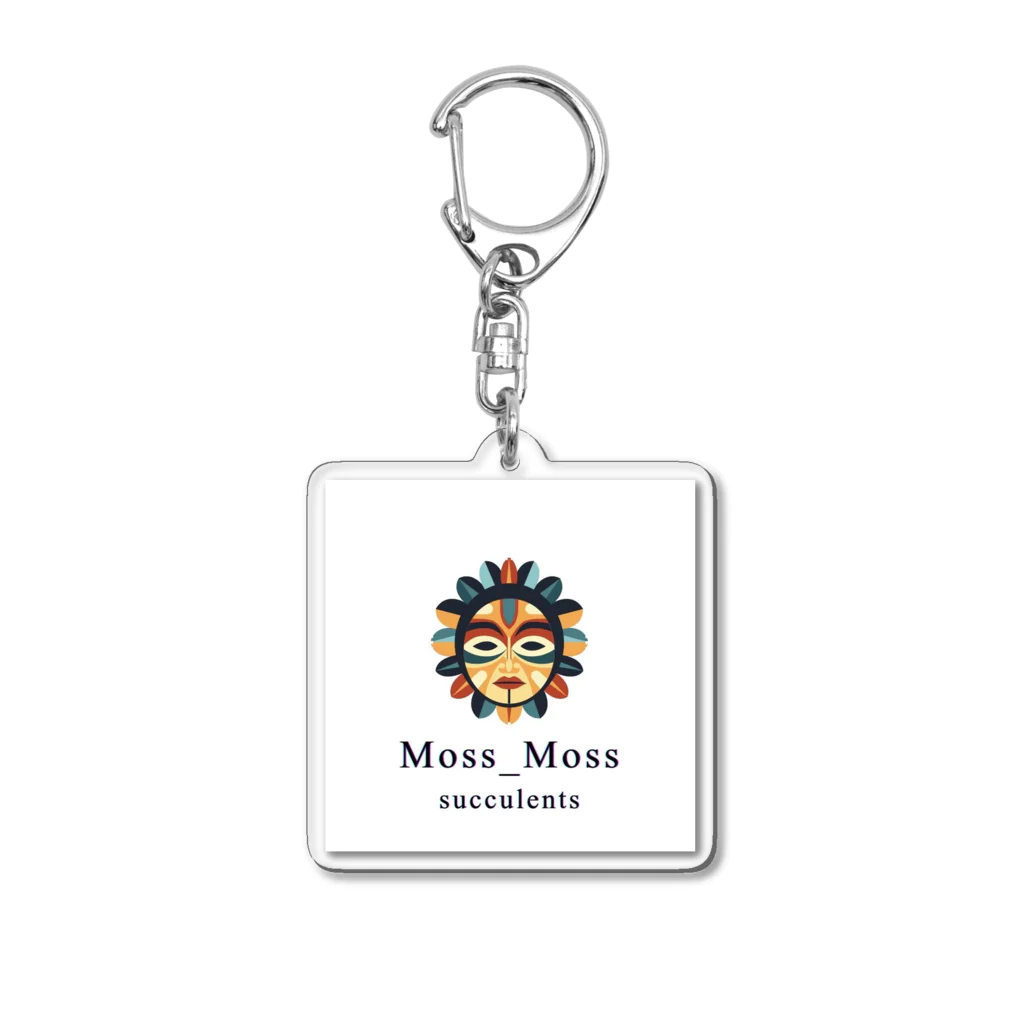 Moss_Moss succulentsのMoss Moss Acrylic Key Chain