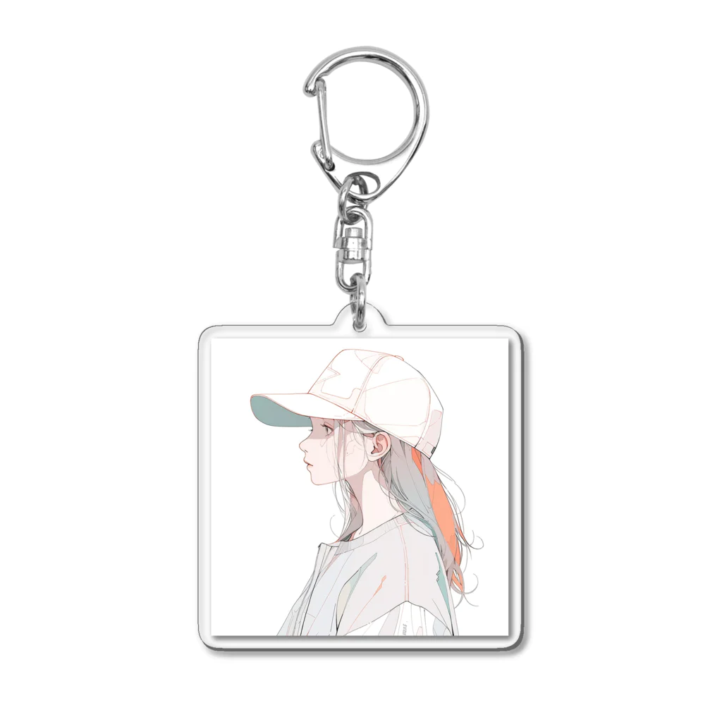 UrbanStyleOasisのメトロポリタンガール Acrylic Key Chain