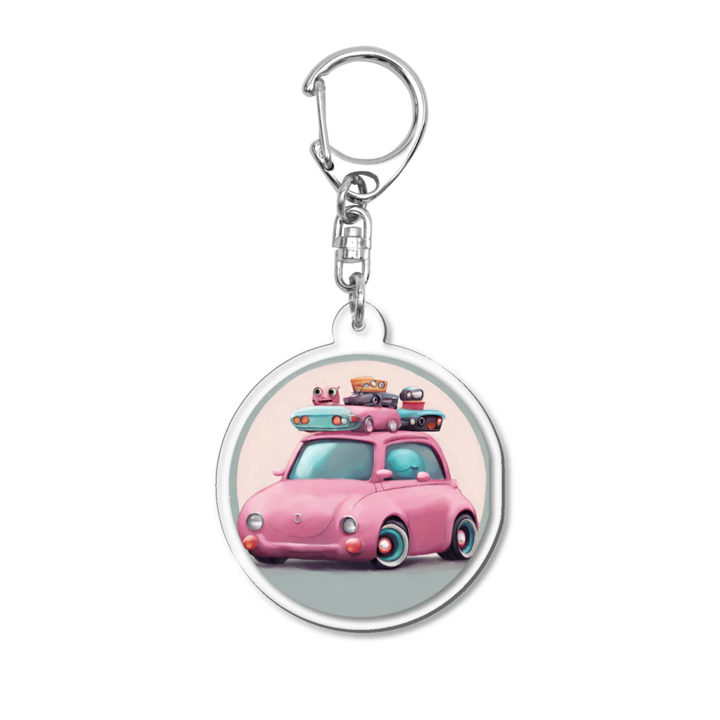 UMESANのキュートな車💘 Acrylic Key Chain