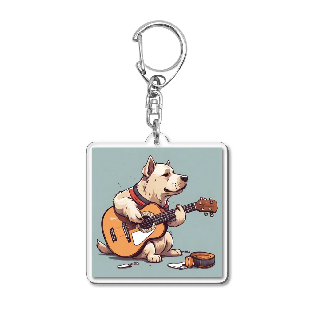 Sing Together のギタわん Acrylic Key Chain