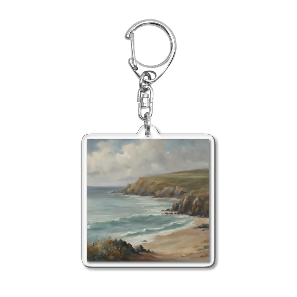 IWAKICHIのアート風(#リゾート#ビーチ#ペアルック) Acrylic Key Chain