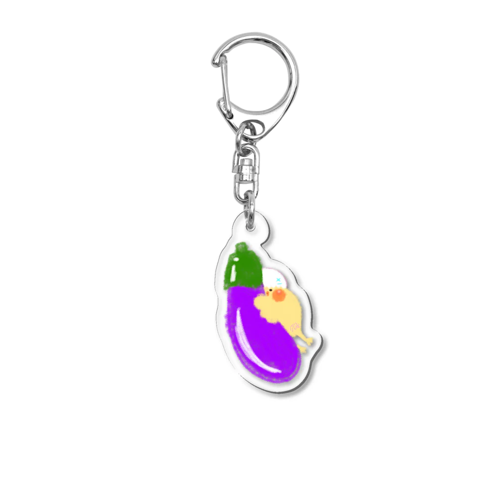 まりんちゃんのおナス隠れひよこ くれよん Acrylic Key Chain