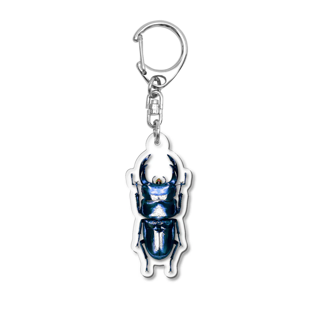 ふんころうのリアルオオクワガタ Acrylic Key Chain