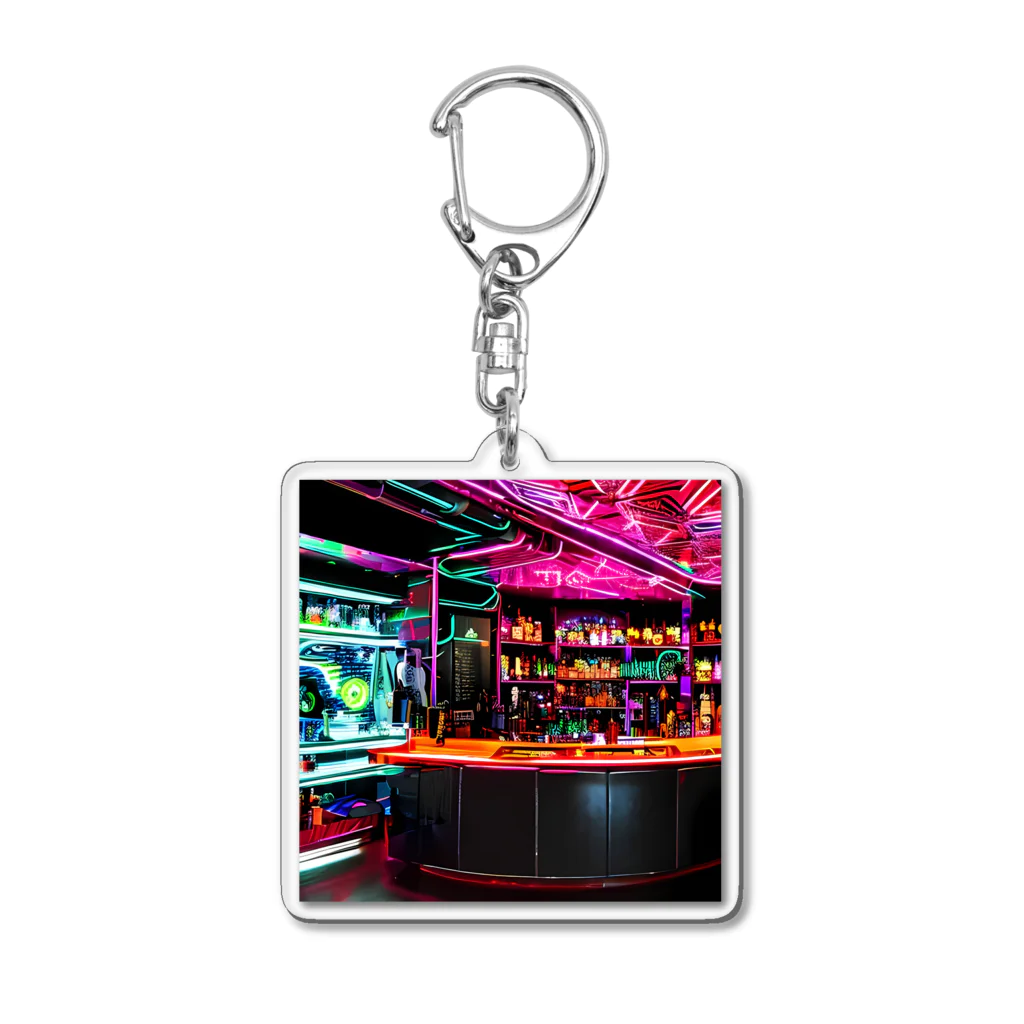 ワシの趣味のサイバーパンクBar Acrylic Key Chain