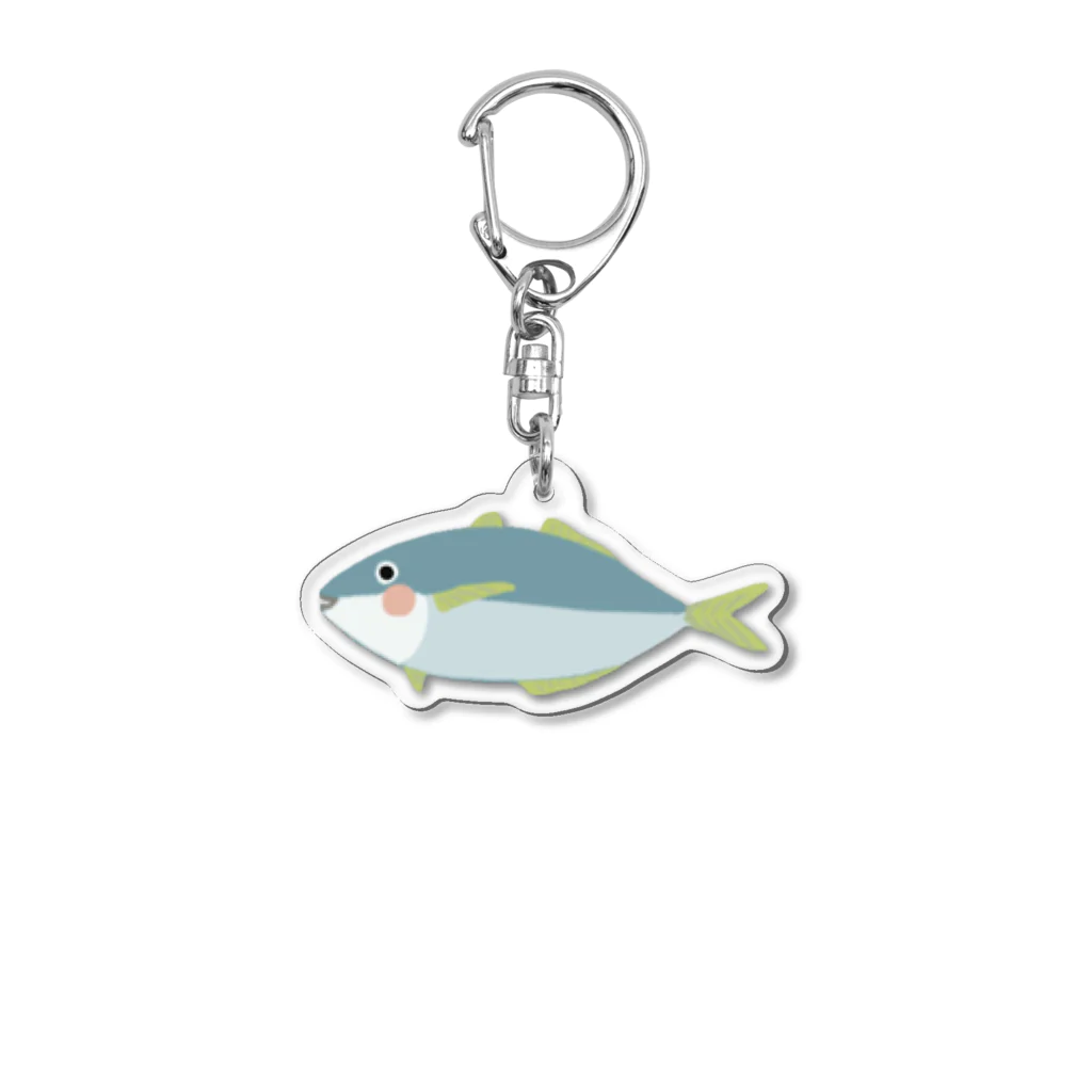 ぬいしろのナカミの大きいお魚くん Acrylic Key Chain