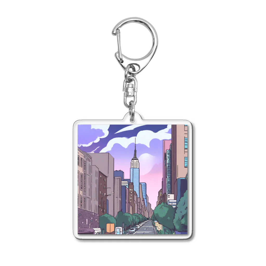 select shopのNew York Acrylic Key Chain