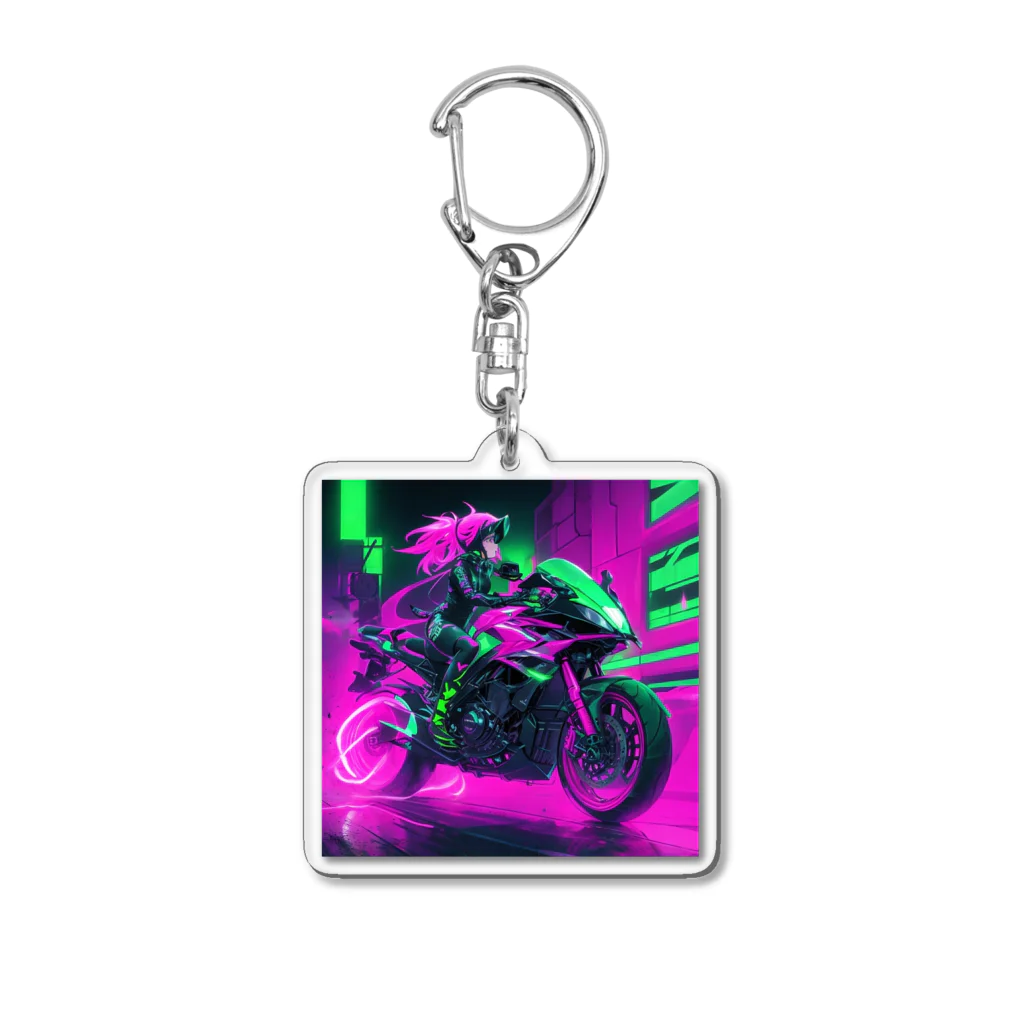 【怪しいゲーム部屋】のエヴァっぽいライダー Acrylic Key Chain