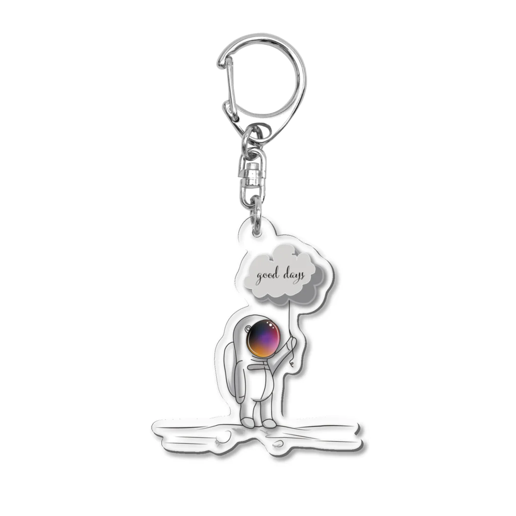 MEIMEI のアストロノートくん Acrylic Key Chain