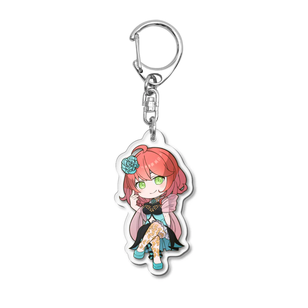 月宮みおか🌳🛋のチビみおかデフォ服Ver Acrylic Key Chain