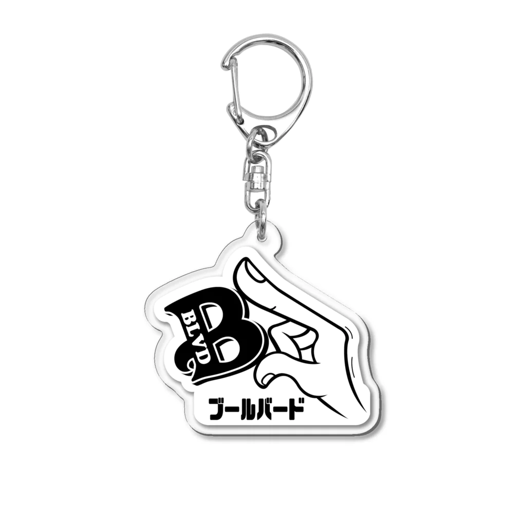 blvd1970のBLVD Original Logo Sticker Acrylic Key Chain