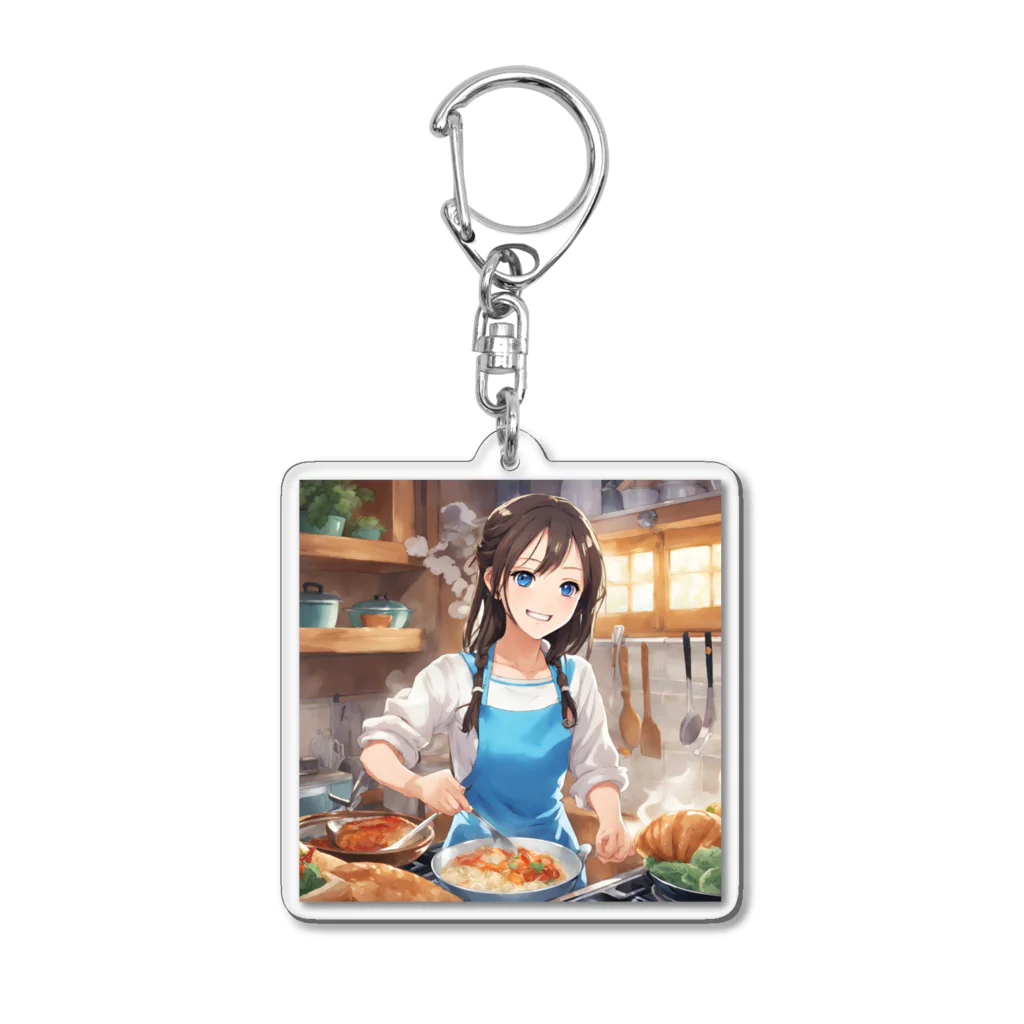 the blue seasonの杉山みほ Acrylic Key Chain