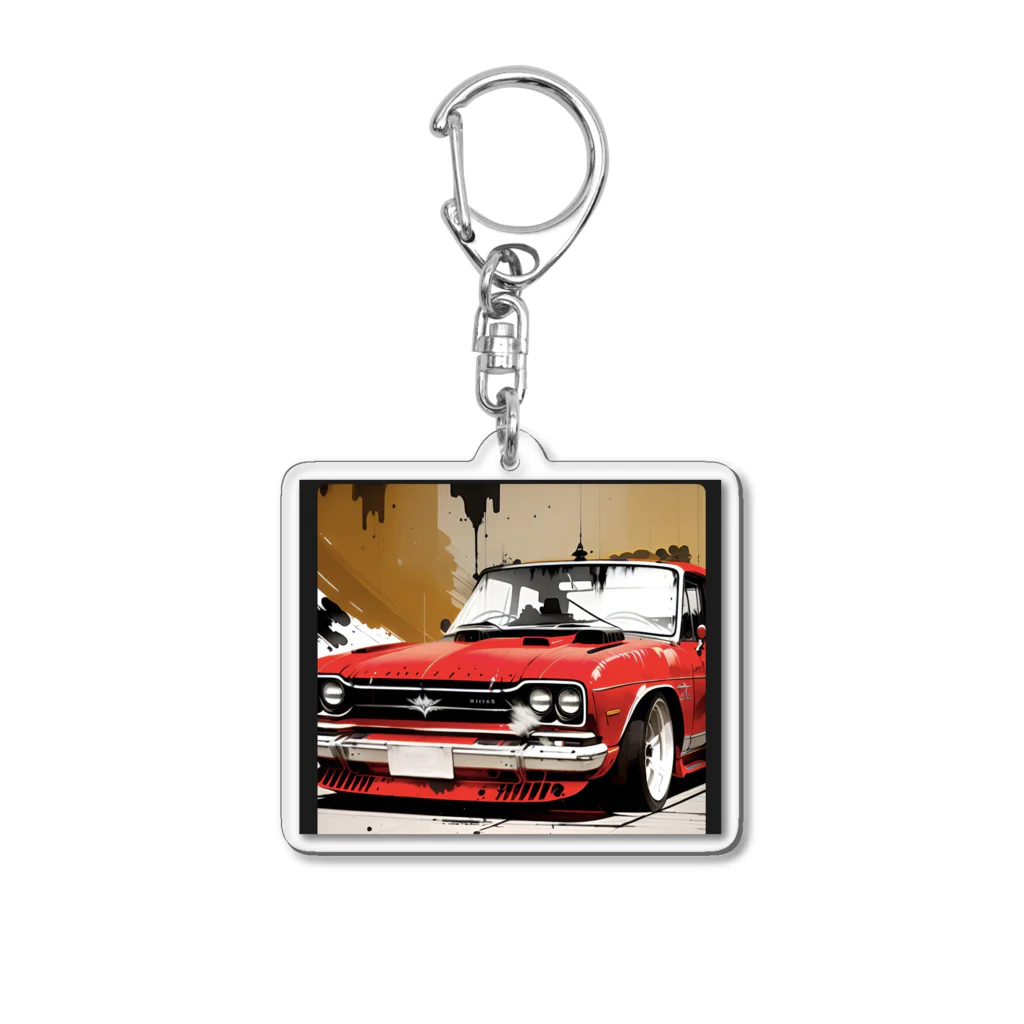 ルーム7Rのかっこいい車シリーズ Acrylic Key Chain