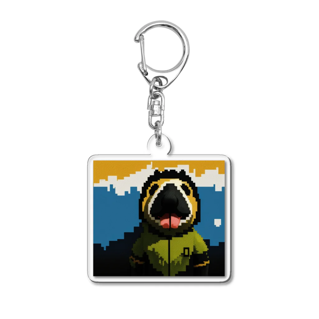 I'm Pixelの寒すぎたマイケル Acrylic Key Chain