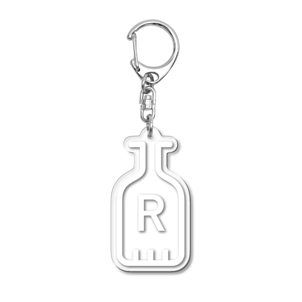 ROBIN MOTOVLOGのROBIN MOTOVLOG／シロロゴ Acrylic Key Chain