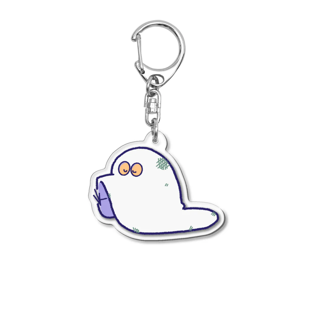 崖からぷっちんのゆらゆらオバケとり Acrylic Key Chain