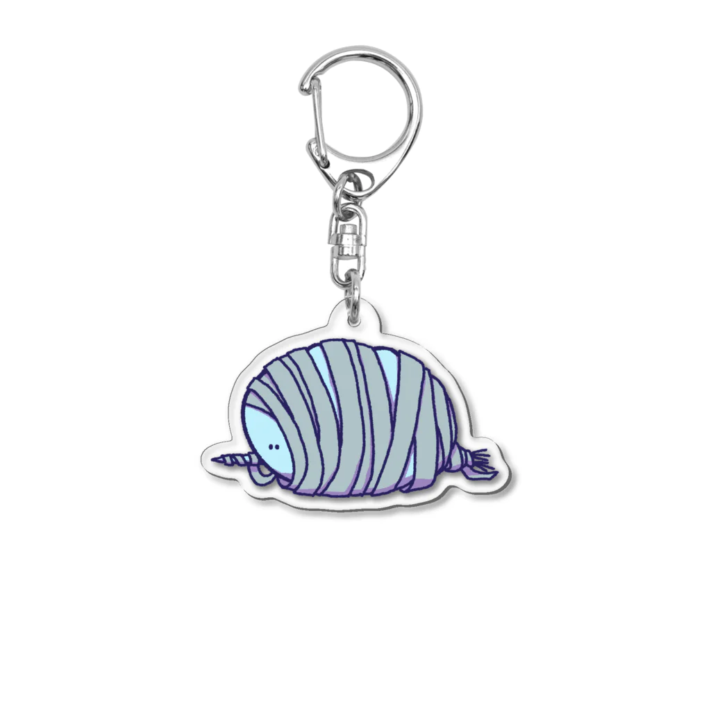 崖からぷっちんのゆらゆらミイラとり Acrylic Key Chain