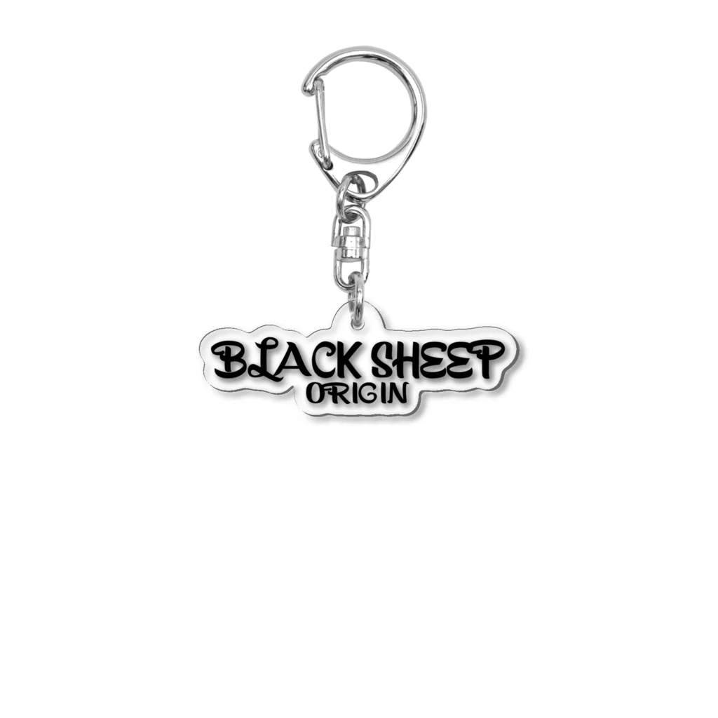 BLACK SHEEP ORIGIN SUZURI SHOPのBLACK SHEEP ORIGIN Acrylic Key Chain