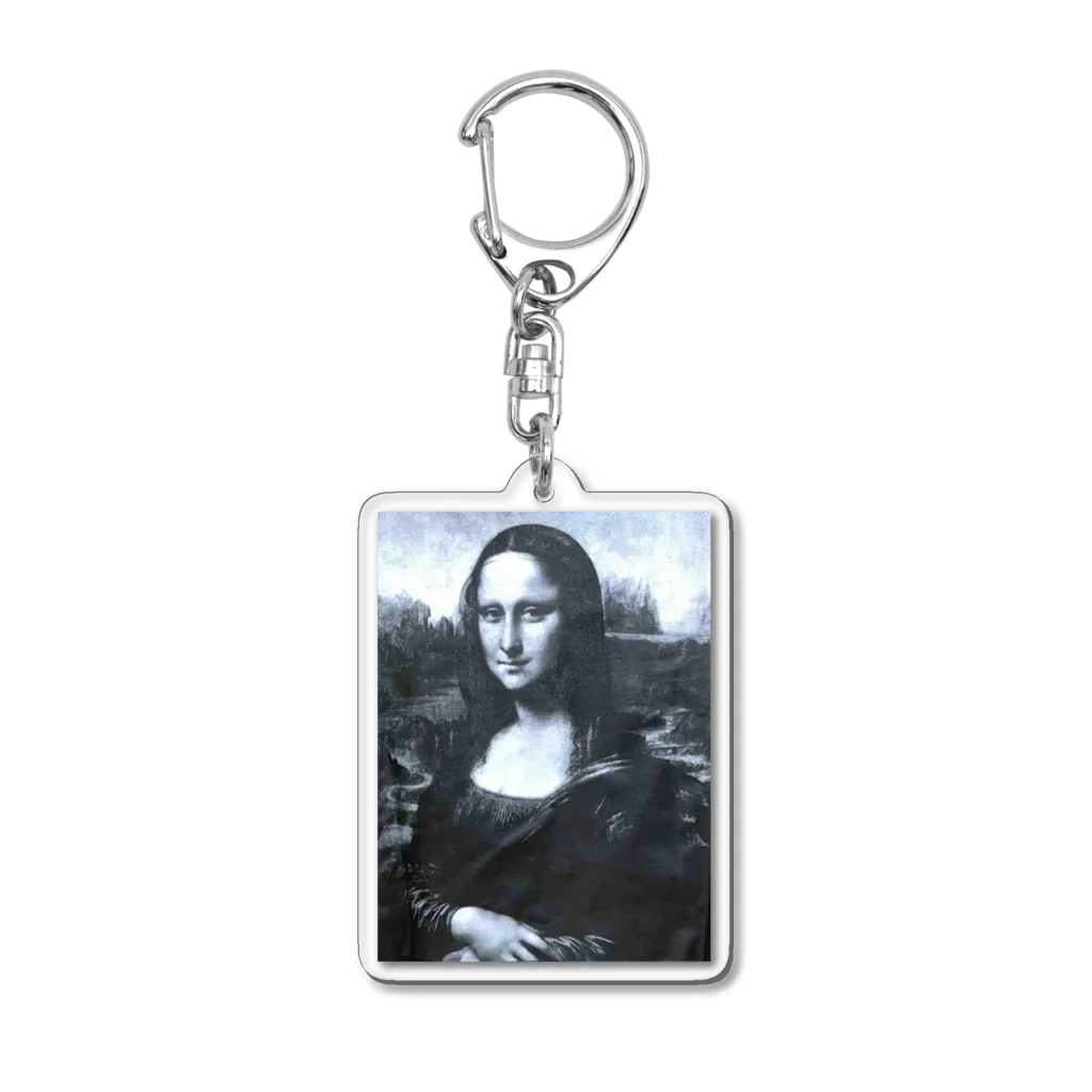 ファンタジスターのモノクロ　モナリザ Acrylic Key Chain