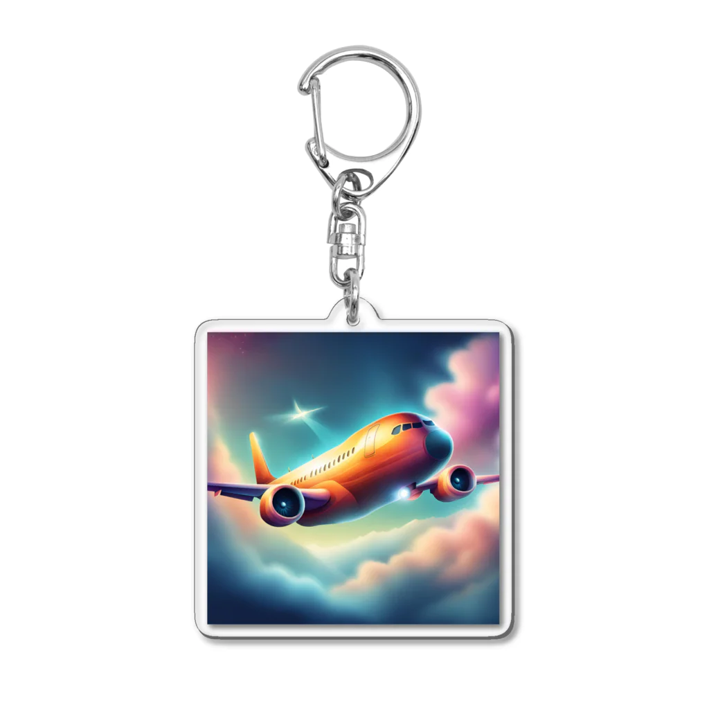 personalの幻想飛行機 Acrylic Key Chain