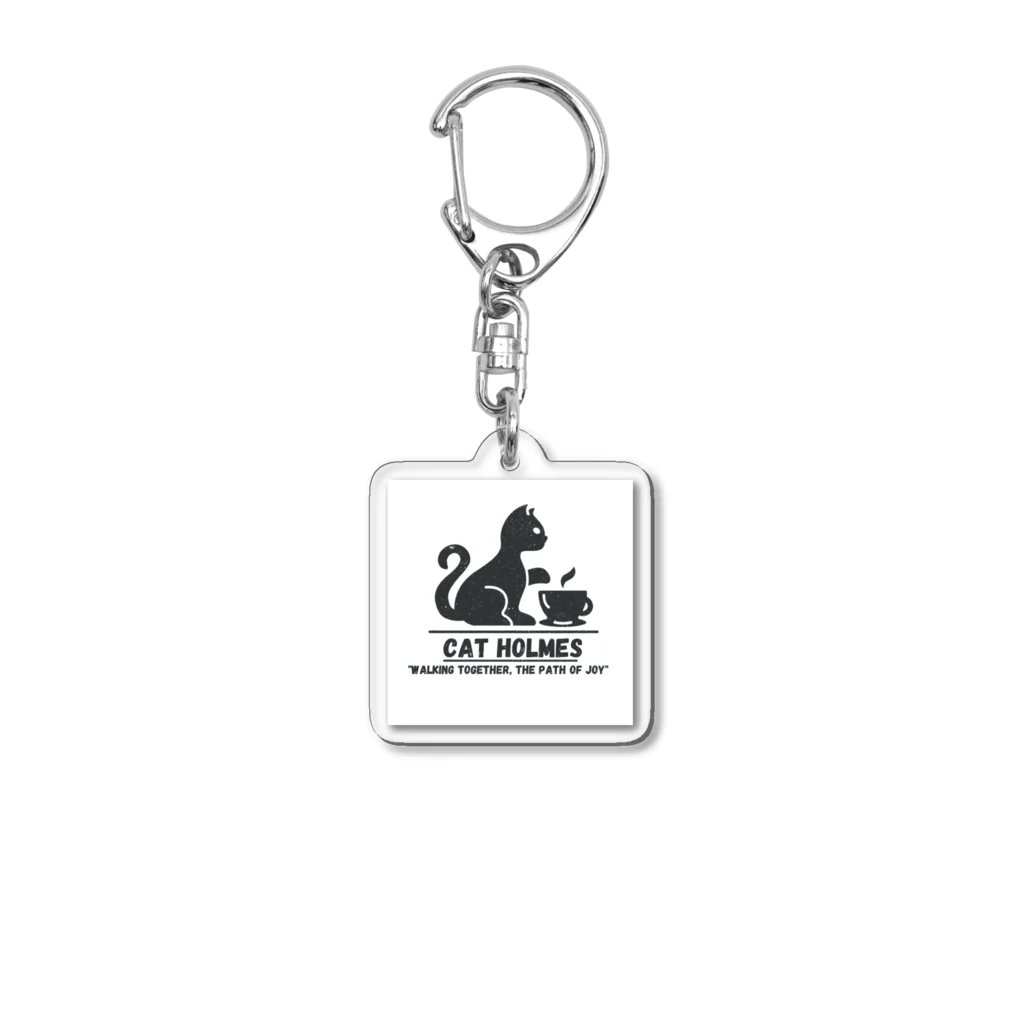  cat Holmesのdaily life at home Acrylic Key Chain