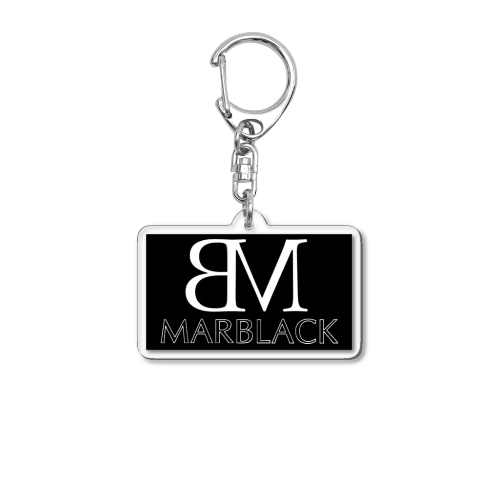 MARBLACK公式オンライングッズのMARBLACKロゴネームキーホルダー Acrylic Key Chain