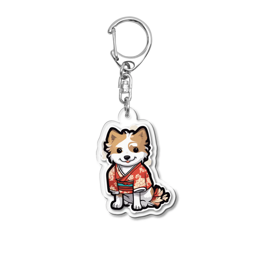 Risen ShopのKIMONO Chihuahua(F) Acrylic Key Chain