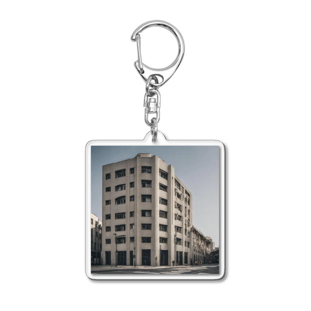 tebachanのビル Acrylic Key Chain