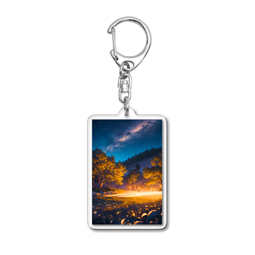 卯月なのかのMidnight Journey　〜静雅な真夜中の旅〜　No.5「双星」 Acrylic Key Chain