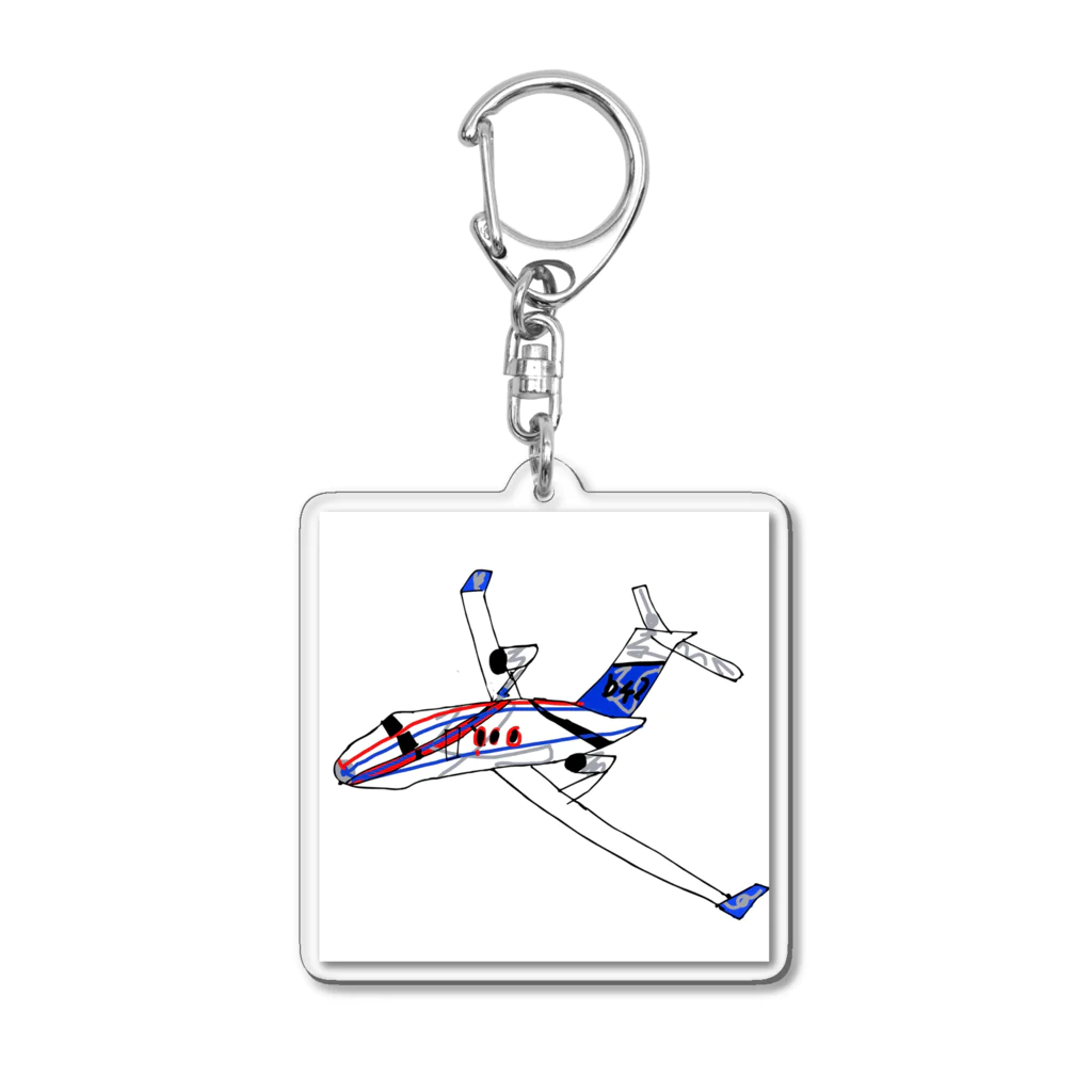 lukanose-kidsの【池水】ボーイングb-42 Acrylic Key Chain